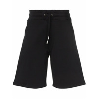 Kenzo Short esportivo com estampa de logo - Preto