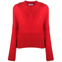 Kenzo Suéter de tricô com amarração lateral - Vermelho