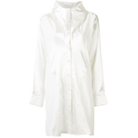 Kiko Kostadinov Camisa com botões e capuz - Branco