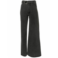 Kseniaschnaider Calça jeans assimétrica - Cinza
