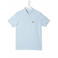 Lacoste Kids Camisa polo com logo bordado - Azul