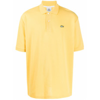 Lacoste Live Camisa polo com patch de logo - Amarelo