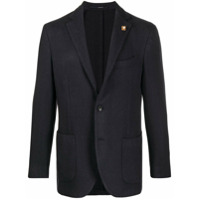 Lardini Blazer slim com abotoamento simples - Azul