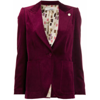 Lardini Jaqueta slim com abotoamento - Vermelho