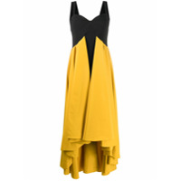 Le Petite Robe Di Chiara Boni Vestido de festa color block Baghera - Amarelo