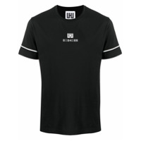 Les Hommes Urban Camiseta mangas curtas com logo - Preto