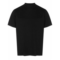 Les Tien Camiseta gola alta ampla de algodão - Preto