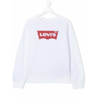 Levi's Kids TEEN Key Item Logo Crew sweatshirt - Branco