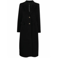 LIU JO Casaco longo com abotoamento simples - Preto