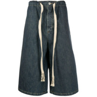 LOEWE Bermuda jeans com ajuste no cós - Azul