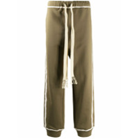 LOEWE Calça esportiva com bordado de anagrama - Verde