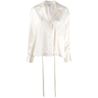 LOEWE Camisa com bordado de anagrama - Branco