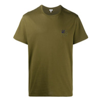 LOEWE Camiseta de algodão com logo bordado - Verde