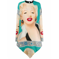 LOEWE Vestido com estampa Marilyn Monroe - Azul