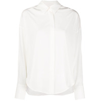 Lorena Antoniazzi Camisa lisa com colarinho pontiagudo - Branco