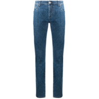 Loro Piana Calça jeans reta cintura alta - Azul