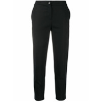 Love Moschino Calça com detalhe de patch de logo - Preto