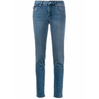 Love Moschino Calça jeans skinny cintura baixa - Azul