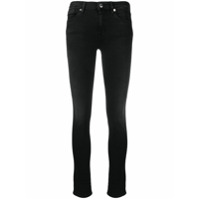 Love Moschino Calça jeans skinny cintura média - Preto