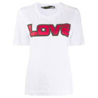 Love Moschino Camiseta Love com estampa logo - Branco