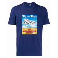 Love Moschino Camiseta 'Moschino Airlines' - Azul