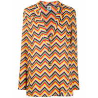 M Missoni Blazer com estampa chevron - Amarelo