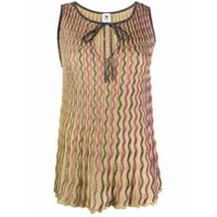 M Missoni Blusa com padronagem ondulada - Dourado