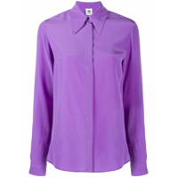 M Missoni Camisa com fechamento oculto - Roxo
