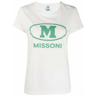 M Missoni Camiseta com estampa de logo - Branco