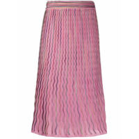 M Missoni Jaqueta com barra arco-íris - Rosa