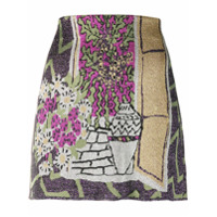 M Missoni Minissaia com padronagem - Dourado