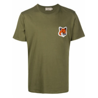 Maison Kitsuné Camiseta com patch de raposa - Verde