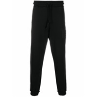 Maison Margiela Calça esportiva com patch de logo bordado - Preto