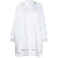 Maison Margiela Chemise com acabamento translúcido - Branco