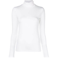 Majestic Filatures Blusa de jersey com gola alta - Branco