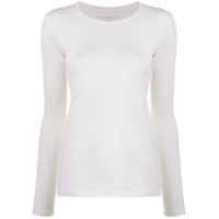 Majestic Filatures Blusa de jersey com stretch - Branco