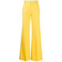 Marc Jacobs Calça pantalona cintura alta - Amarelo