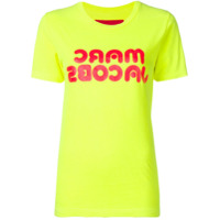 Marc Jacobs Camiseta com estampa de logo - Amarelo