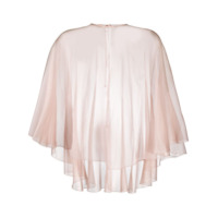 Maria Lucia Hohan Pelerine semi-translúcida - Rosa