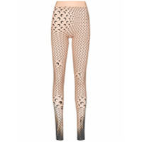 Marine Serre Legging com estampa de lua crescente - Neutro