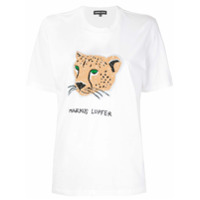Markus Lupfer Camiseta Alex Sequin Cheetah - Branco