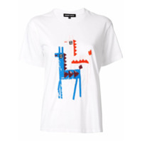Markus Lupfer Camiseta Anna com aplicação de paetês - Branco