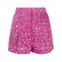 Markus Lupfer Short com estampado geométrica de algodão - Rosa