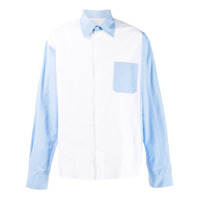 Marni Camisa com recortes contrastantes - Branco