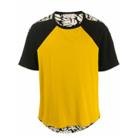 Marni Camiseta color block estampada - Amarelo