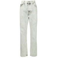 Martine Rose stonewashed straight leg jeans - Cinza