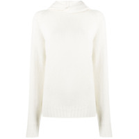 Ma'ry'ya Suéter mangas longas com capuz - Branco