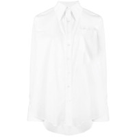 Matthew Adams Dolan oversized fit poplin shirt - Branco