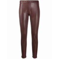 Max Mara Calça skinny cintura média - Vermelho
