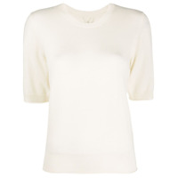 Max & Moi Blusa mangas curtas de tricô - Branco